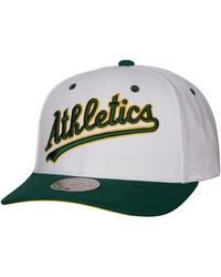 Mitchell & Ness - Oakland Athletics Cooperstown Collection Pro Crown Snapback Hat - Lyst