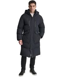 DKNY - Quilted Hooded Duffle Parka - Lyst