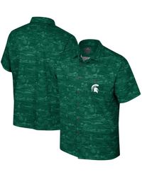 Colosseum Athletics - Michigan State Spartans Ozark Button-up Shirt - Lyst
