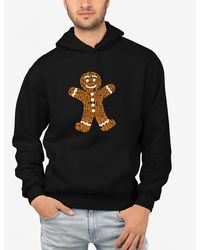 LA Pop Art - Gingerbread Word Art Hooded Sweatshirt - Lyst