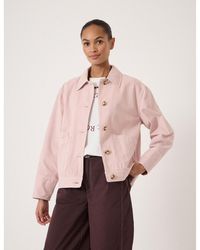 Hush - Avril Cotton Utility Barn Jacket - Lyst