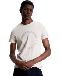 Tommy Hilfiger - Monotype Rundle Logo Graphic T-shirt - Lyst