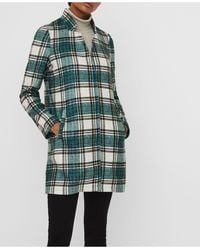 Vero Moda Katrine Brushed Fleece Jacket – in Natural - Lyst