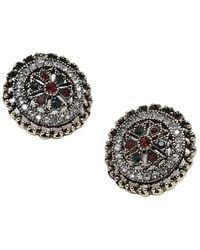 SOH - Circular Stud Earrings - Lyst