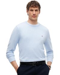 Tommy Hilfiger - Essential Cotton Crewneck Sweater - Lyst