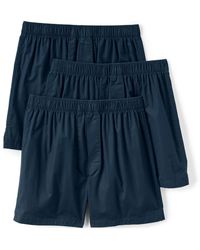 Lands' End - Essential Boxer 3 Pack - Lyst