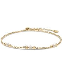 DEVATA - Freshwater Pearl Chain Bracelet - Lyst