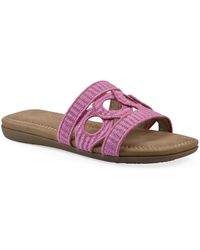White Mountain - Fraly Slide Slip-on Sandals - Lyst