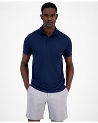 Alfani - Alfatech Stretch Solid Polo Shirt - Lyst