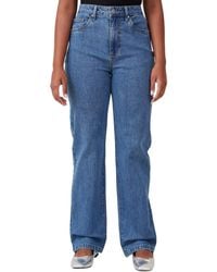 Cotton On - Curvy Stretch Straight Jeans - Lyst