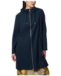 Bernardo - Hooded Mid Length Raincoat - Lyst