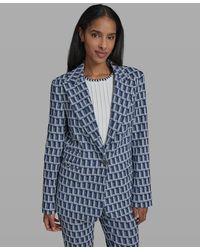 KARL LAGERFELD - One-button Patterned Jacket - Lyst