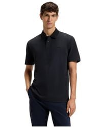 BOSS - Boss By Cotton Pique Relaxed-fit Polo Shirt - Lyst