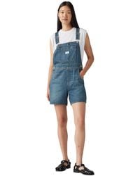 Levi's - Premium Pocket Detail Utility Shortall - Lyst