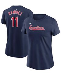 Nike - Jose Ramirez Cleveland Guardians Fuse Name Number T-shirt - Lyst