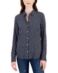 Tommy Hilfiger - Ditsy Floral Printed Button Shirt - Lyst