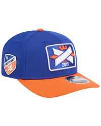 KTZ - Blue/orange Fc Cincinnati 2025 Jersey Hook 9seventy Stretch-snap Hat - Lyst