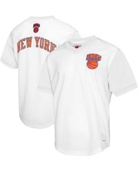 Mitchell & Ness - New York Knicks Hardwood Classics Batting Practice Mesh Jersey T-shirt - Lyst