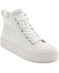 DKNY - Yaser Lace-up Mid Top Sneakers - Lyst