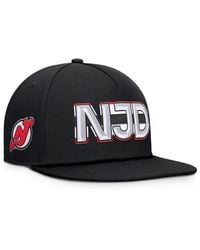 Fanatics - New Jersey Devils Authentic Pro Rink Team Code Snapback Hat - Lyst