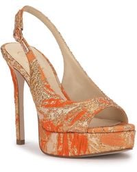 Jessica Simpson - Sibilla Slingback Platform Stiletto Pumps - Lyst
