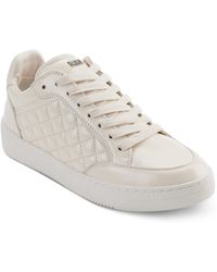 DKNY - Oriel Quilted Lace-up Low-top Sneakers - Lyst