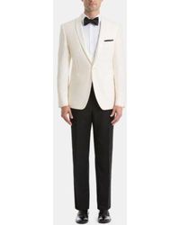 Lauren by Ralph Lauren - White Dinner Jacket Classic Fit Tuxedo Suit Separates - Lyst