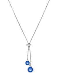 Macy's - Crystal 30" Adjustable Box Chain Necklace (13/50 Ct. T.w. - Lyst