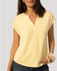Cable & Gauge - Split Neck Slub Terry Tee - Lyst