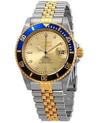 INVICTA WATCH - 29181 Pro Diver Automatic 3 Hand Dial Watch - Lyst