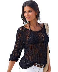 Lascana - Open Knit Sweater - Lyst