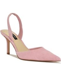 Nine West - Paytie Suede Slingback Pumps - Lyst