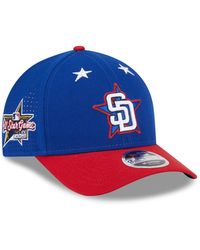 KTZ - Blue/red San Diego Padres 2025 Mlb All-star Game Workout 9forty M-crown Adjustable Hat - Lyst