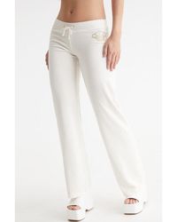 Juicy Couture - Heritage Wide Leg Track Pant - Lyst