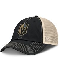 Fanatics - Black/natural Vegas Golden Knights Rival Trucker Adjustable Hat - Lyst