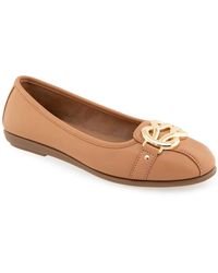 Aerosoles - Big-bet Round Toe Ballet Flats - Lyst