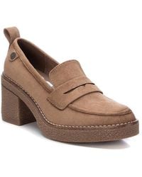 Xti - Heeled Suede Moccasins By - Lyst