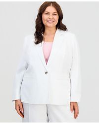Kasper - Plus Size Notch Collar Blazer - Lyst