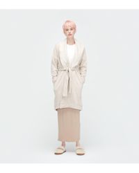 UGG Blanche Ii Double-knit Fleece Robe - Natural