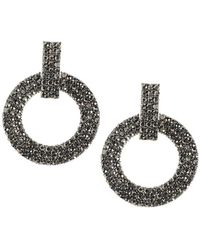 SOH - Clustered Hollow Circular Drop Earrings - Lyst