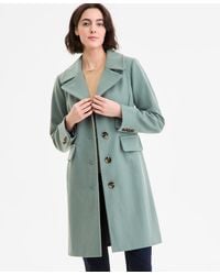 Anne Klein - Single-breasted Walker Coat - Lyst