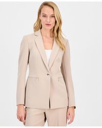 Anne Klein - Notch-collar One-button Jacket - Lyst