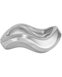 Guess - Wavy -tone Hinge Bangle Bracelet - Lyst