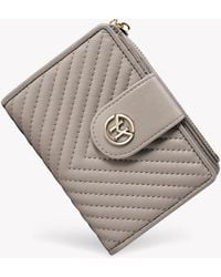 Victoria Hyde London - Rosi Genuine Leather Wallets V-stripe Quilted 20+ Card Slots Victoria Hyde - Lyst