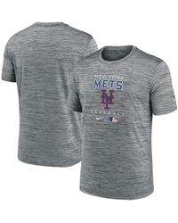 Nike - New York Mets Authentic Collection Velocity Practice Space-dye Performance T-shirt - Lyst