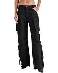 Steve Madden - Duo High Rise Cotton Cargo Pants - Lyst
