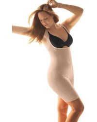 Secret Solutions - Plus Size Power Shaper Firm Control Wear-your-own-bra Body Shaper - Lyst