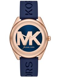 Michael Kors - Janelle Three-hand Silicone Watch 42mm Mk7140 - Lyst