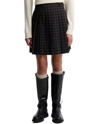 Barbour - Carville Mini Pleated Plaid A-line Skirt - Lyst