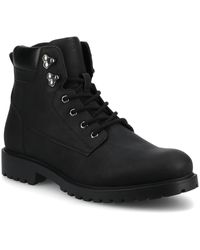 Vance Co. - Rogue Round Toe Work Ankle Boots - Lyst